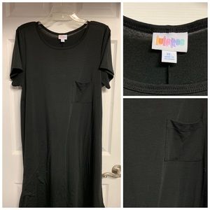 Black Hi-Low LuLaRoe Carley XLarge Noir Collection